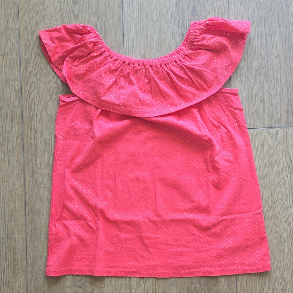 Michael Kors Pink Ruffled Tank Top
